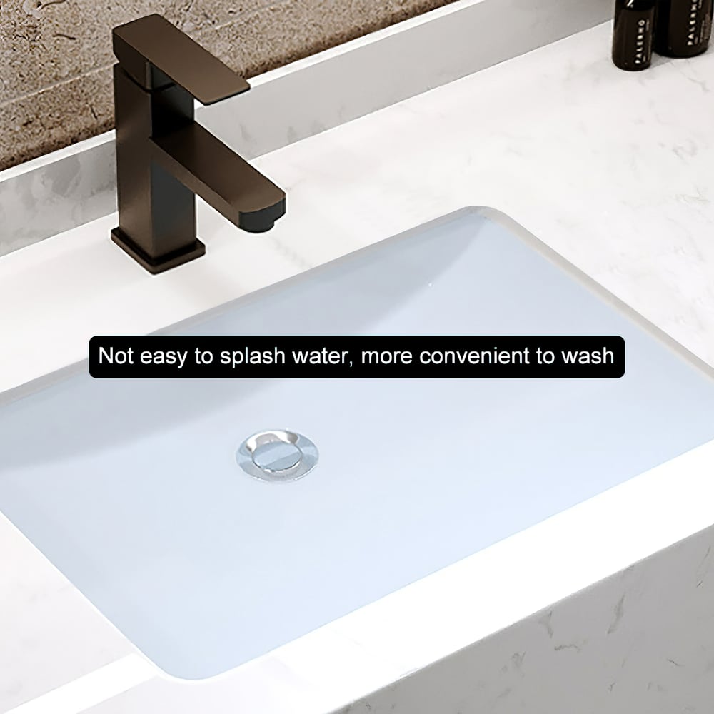Modern 39.4" Floating Single Bathroom Vanity with Sink in Black, Sintered Stone Top