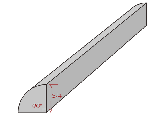 Quarter Round - Shaker White