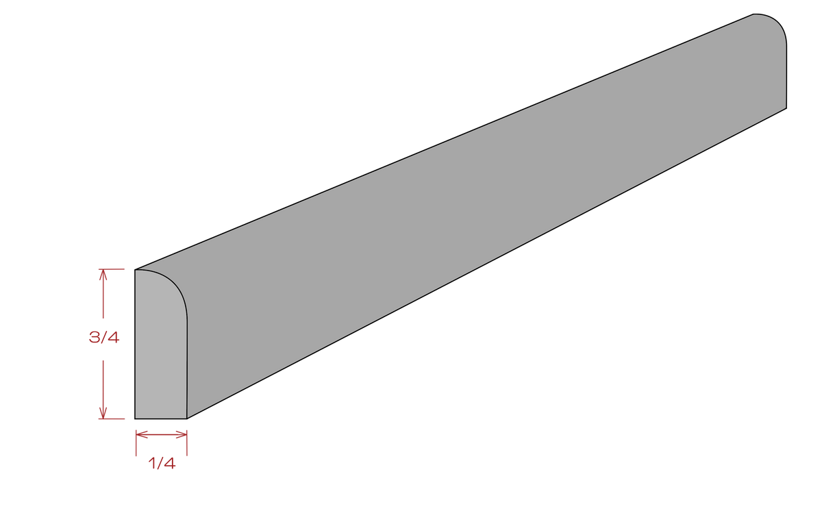 Scribe Molding - Shaker White