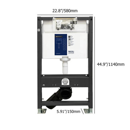 Airloo S1 Wall-Mounted Smart Bidet Toilet with Dual Flush 1.32/1.58 GPF