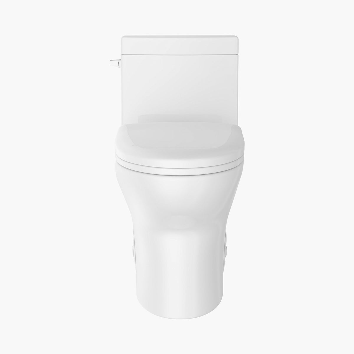HOROW ST076W Single Flush One Piece Toilet – Fully Skirted, Compact Design