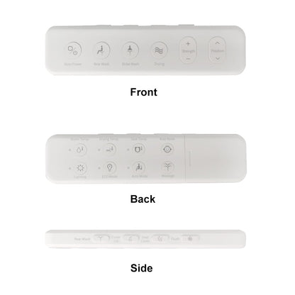 Airloo S1 Set of Two Wall-Mounted Smart Bidet Toilet with In-Wall Tank White 1.58 GPF