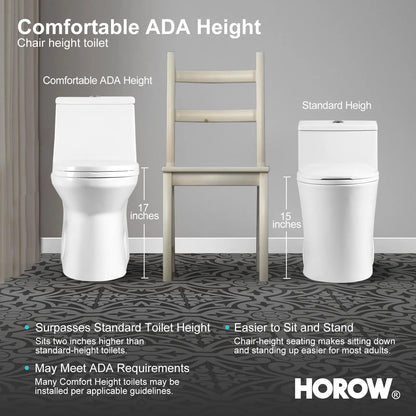 HWMT138 one-piece toilet