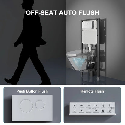 HOROW G10 Wall-Hung Smart Toilet with In-Wall Tank & Carrier Package