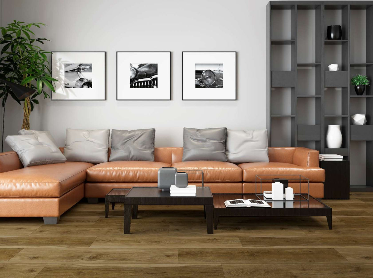 Heemo Caramel Waterproof LVP Flooring