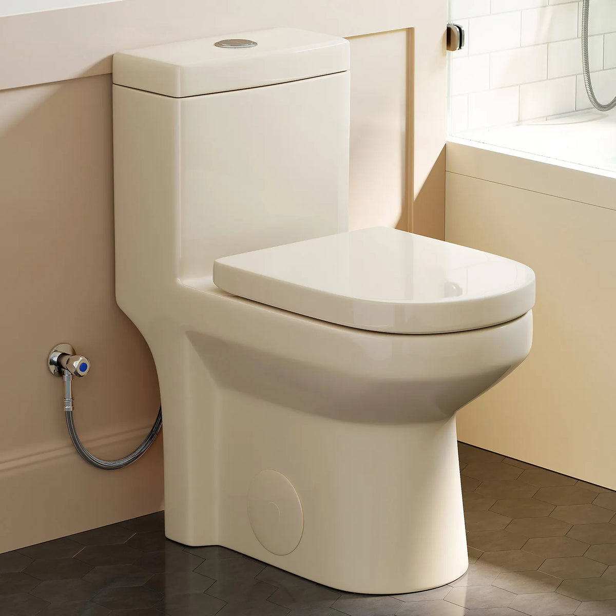 HWMT-8733BC biscuit one-piece toilet