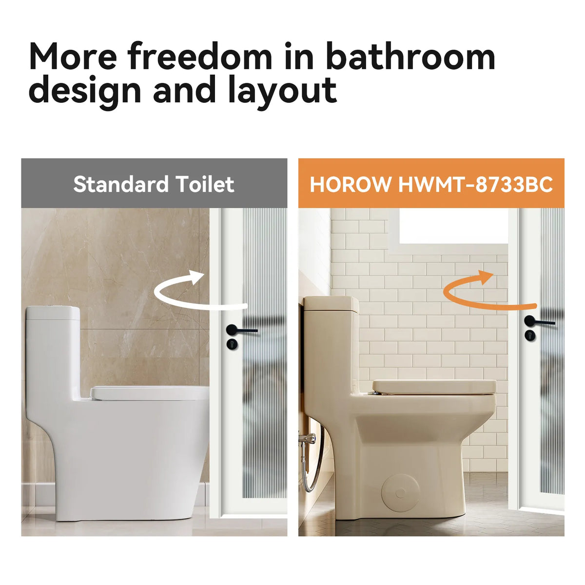 HWMT-8733BC biscuit one-piece toilet