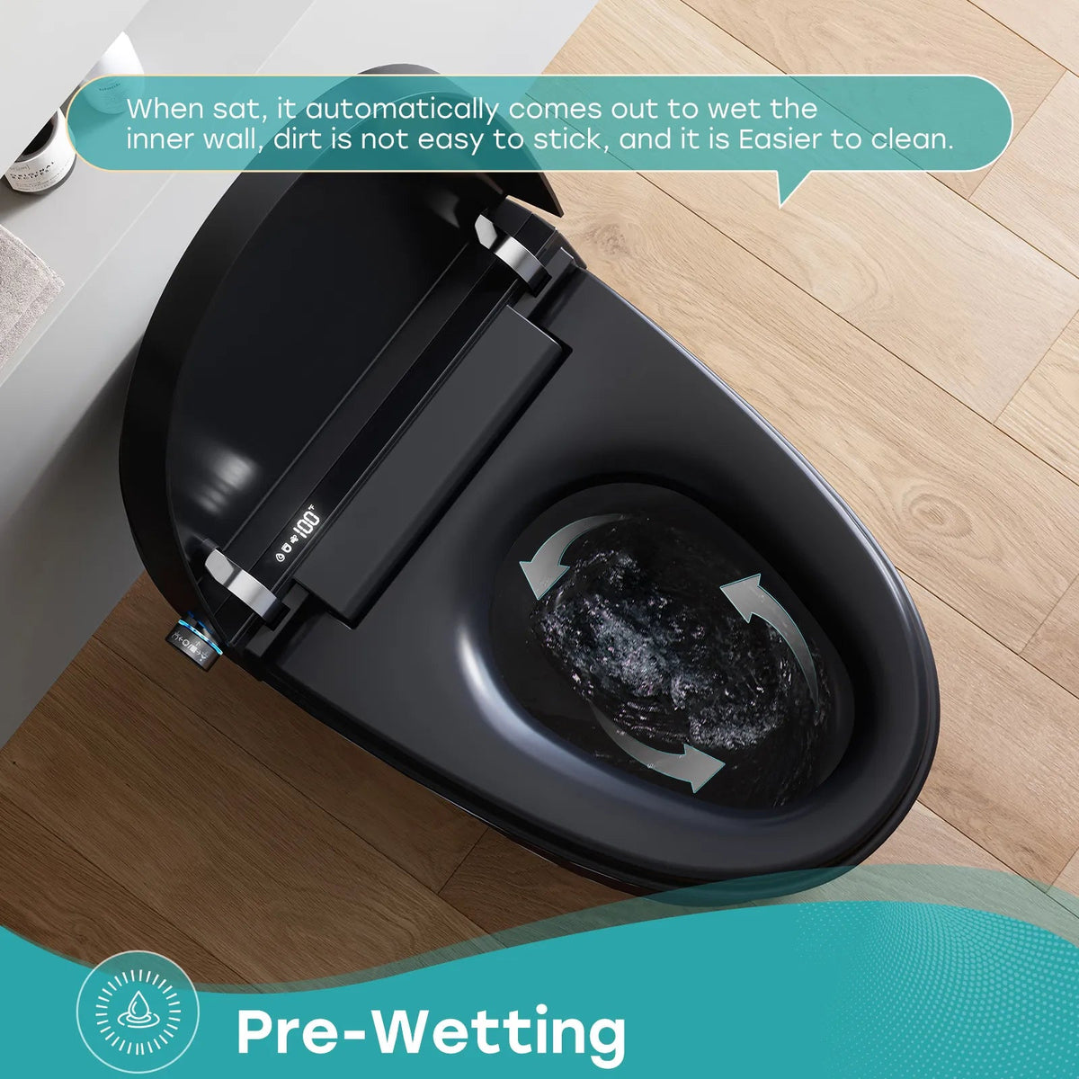 HOROW T36 Black Smart Toilet