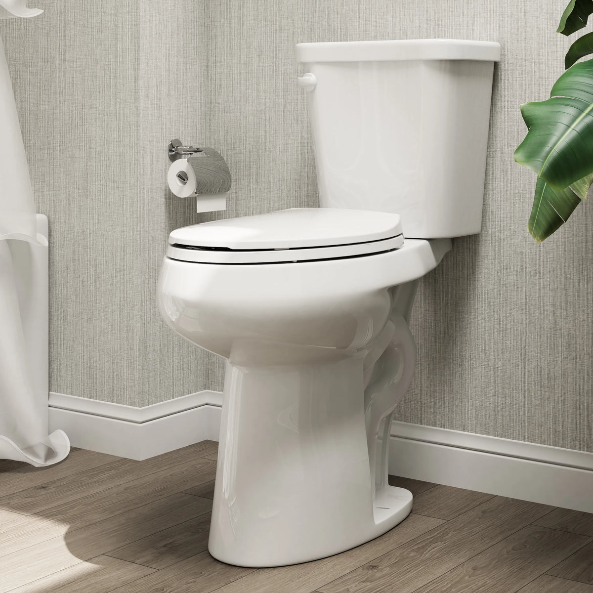 HOROW HWTT-E03S 2-Piece Toilet with 21" Comfort Height & Soft Close Seat