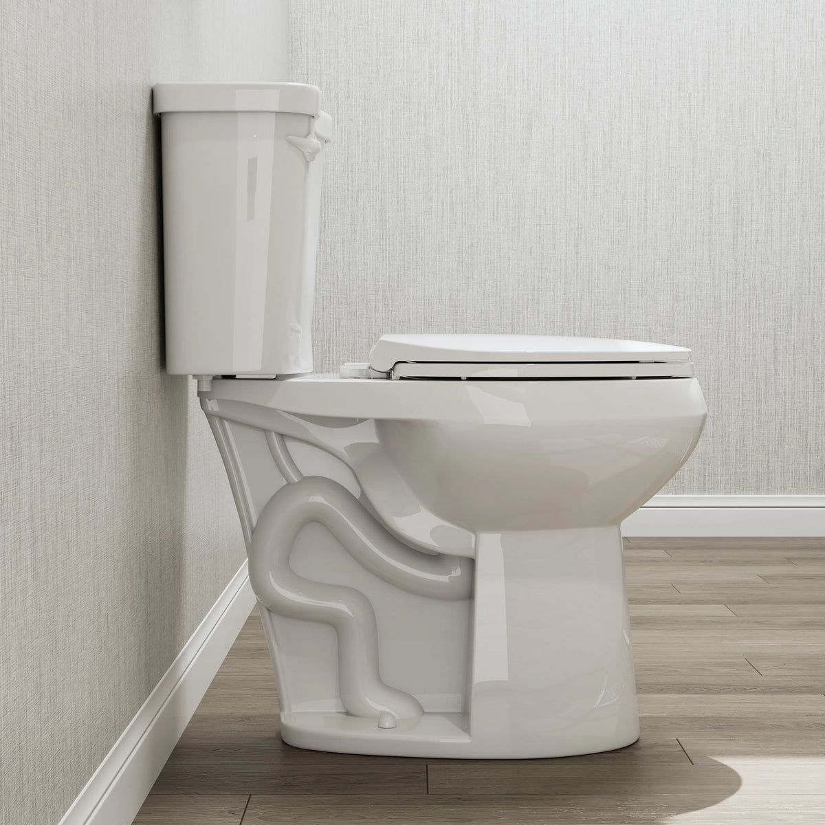 HOROW HWTT-E03S 2-Piece Toilet with 21" Comfort Height & Soft Close Seat