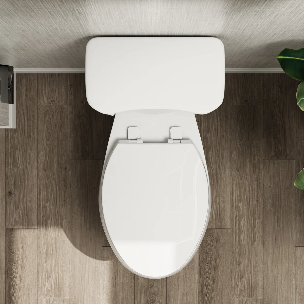 HOROW HWTT-E03S 2-Piece Toilet with 21" Comfort Height & Soft Close Seat