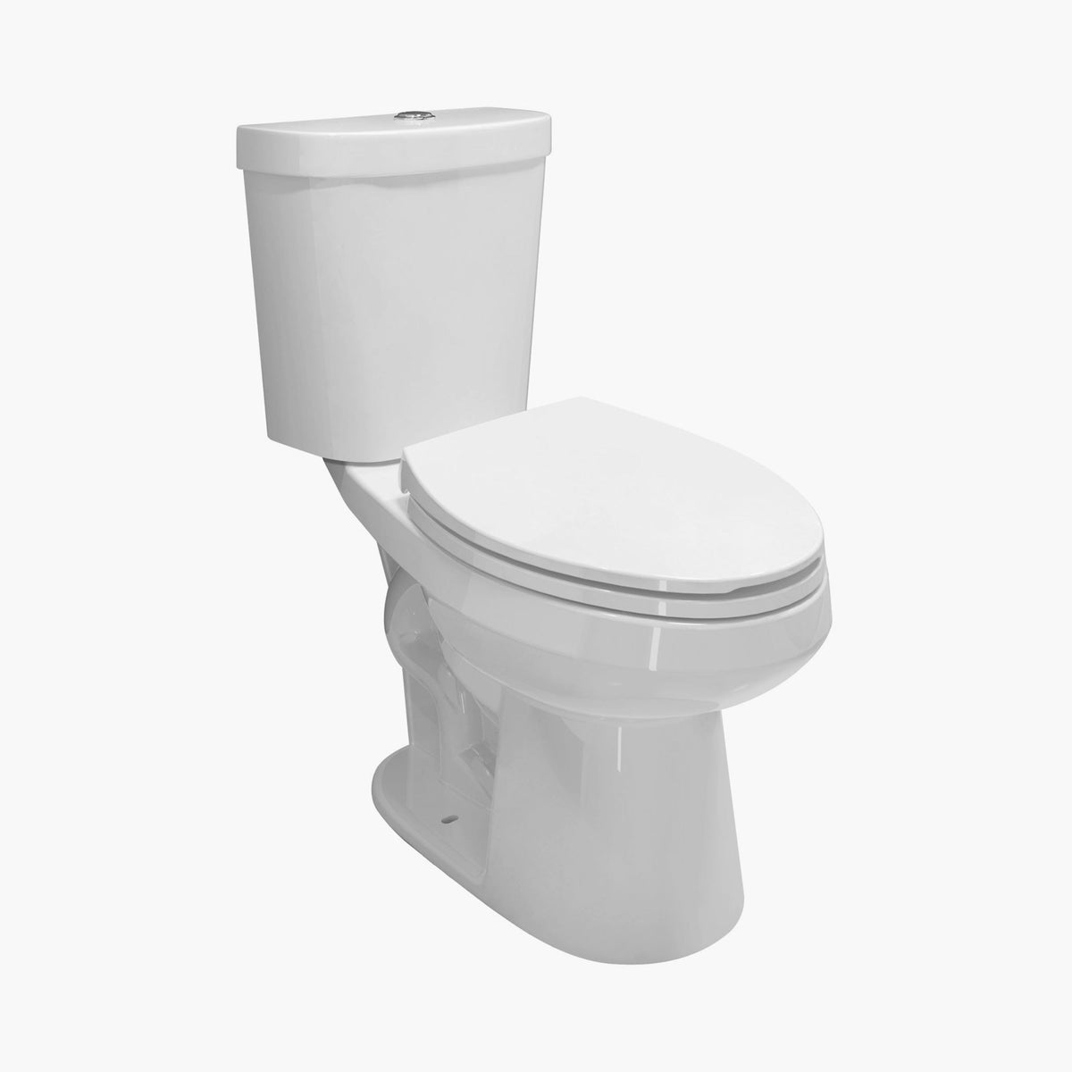 HOROW HWTT-E01D Elongated Two-Piece Dual Flush Toilet, 1.1 / 1.6 GPF