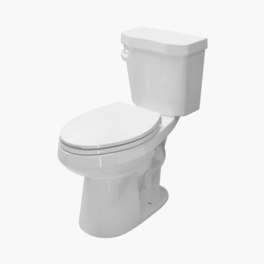 HOROW HWTT-E01S ADA 2-Piece Toilet – 1.28 GPF Single Flush Elongated