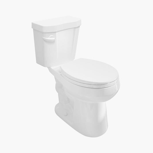 HOROW 2 Piece Toilet Round Skirted Toilet Model HWTT-R01S
