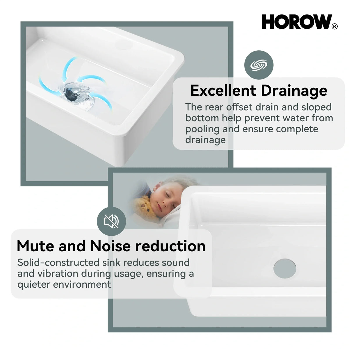 32 Inch Undermount Topmount Kitchen Sink with Heat Resistant Model S3219W