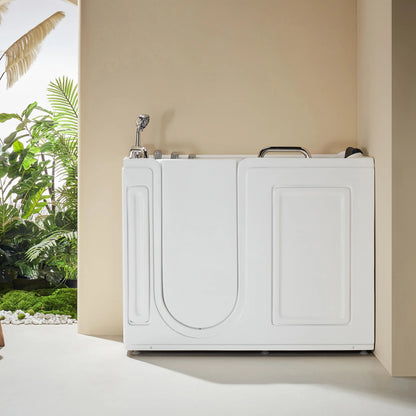 WT52-L 52" Walk-In Tub with Shower, 18" ADA Seat & 3 Handles