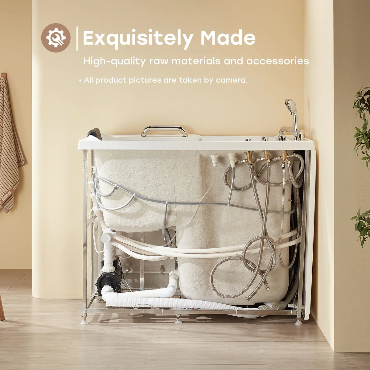 WT52-LE Walk-In Bathtub with Massage & Shower