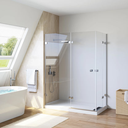 Acrylic Shower Pan with Right Drain Model BS6032-MB-R