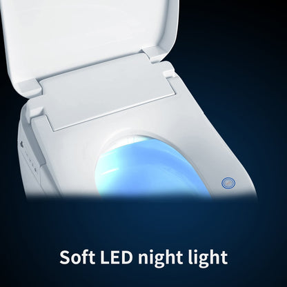 Fitro H1 Compact Smart Bidet Toilet with Deodorization and Automatic Flushing, 1.32 GPF
