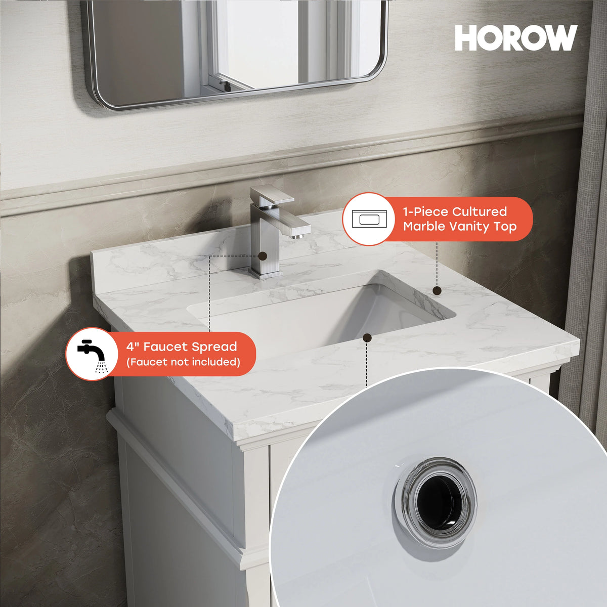 HOROW VNB Series bathroom vanity