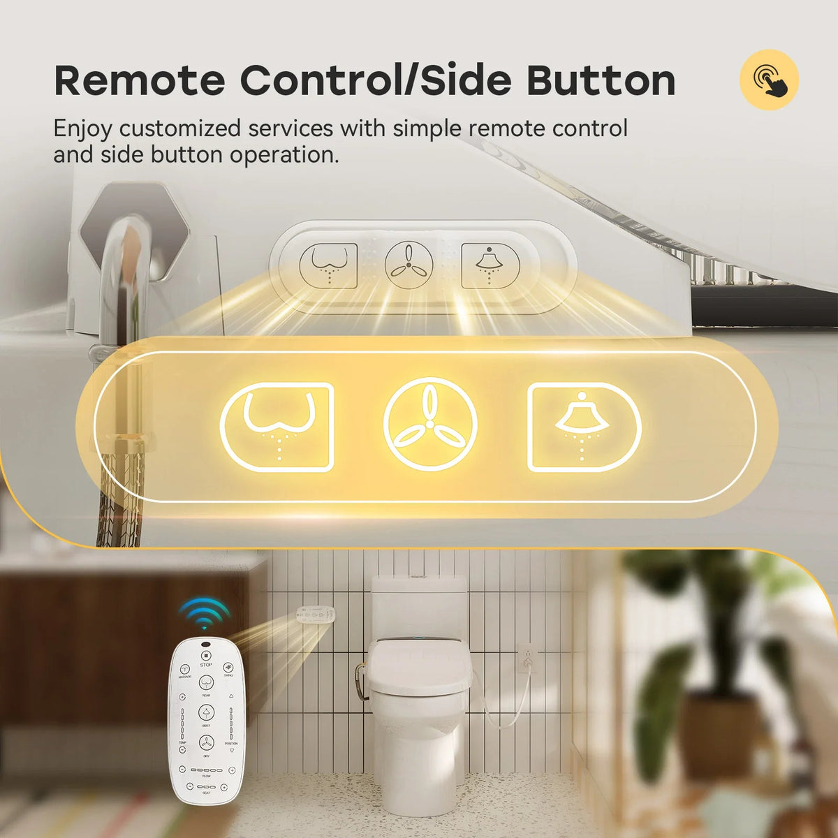 B0503 heated bidet seat