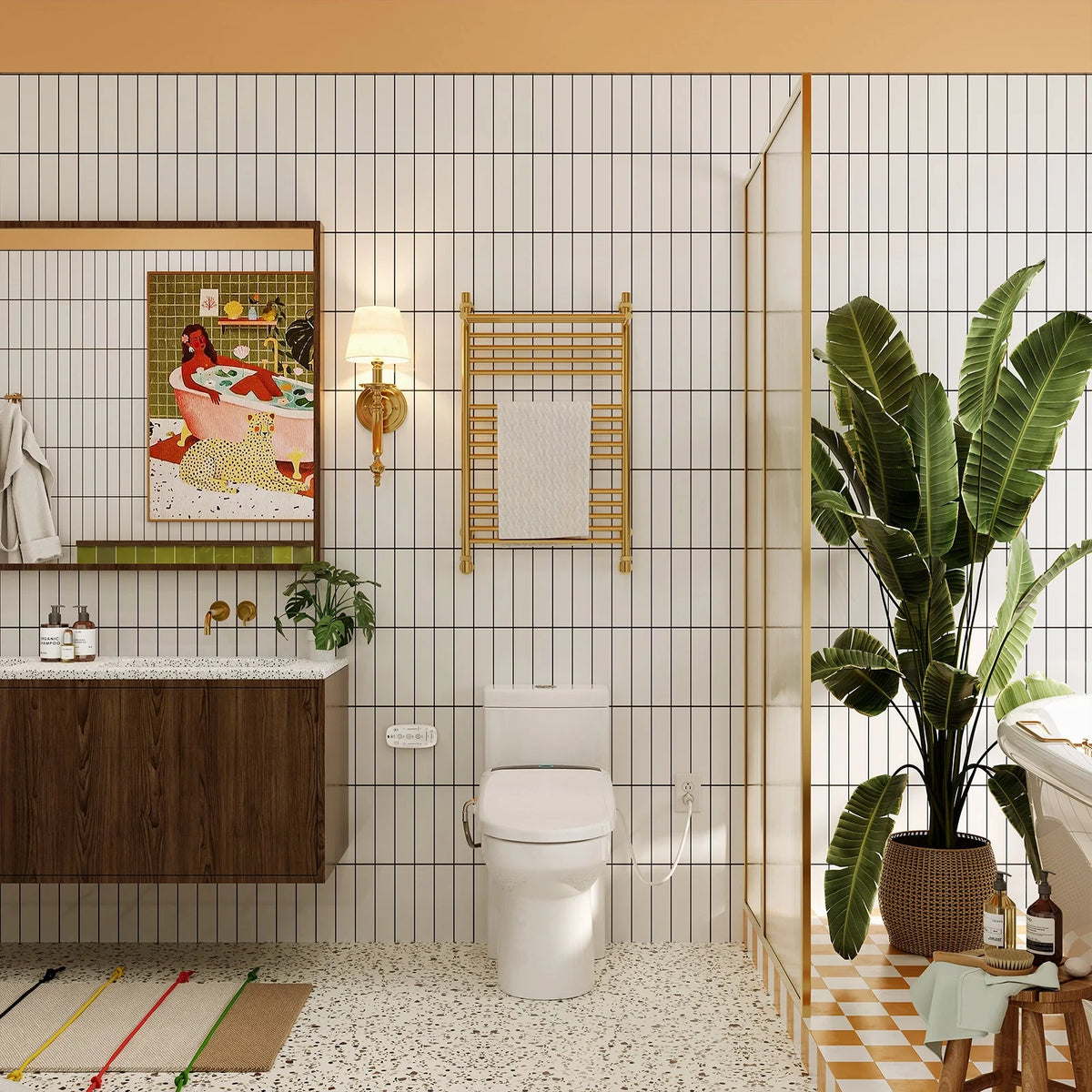B0503 heated bidet seat