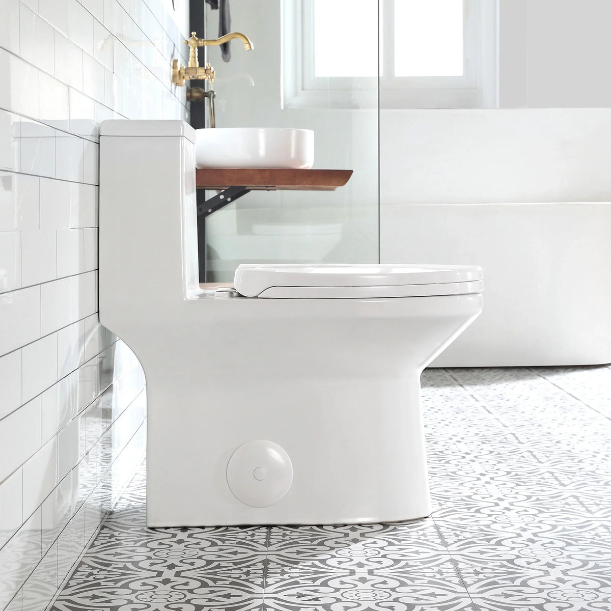 HWMT138 one-piece toilet