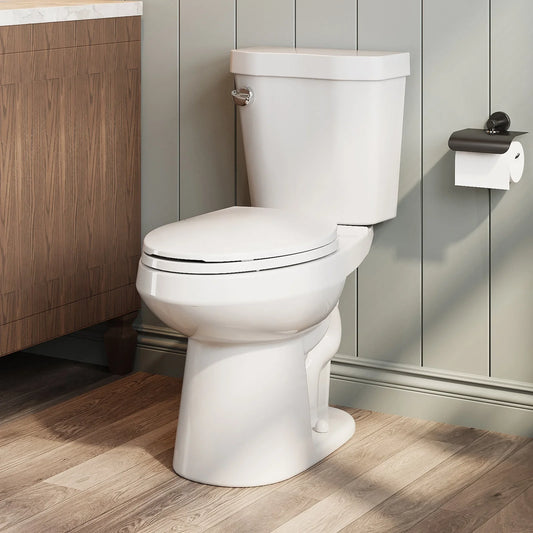 HOROW HWTT-E06S 2-Piece Toilet ADA 1.0 GPF Elongated Flush