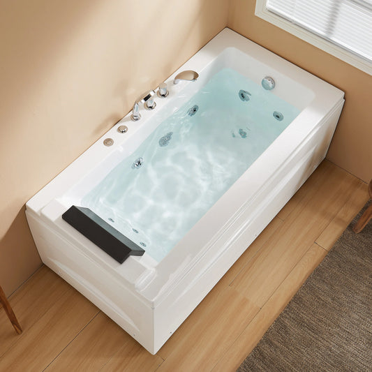 M59-R 59" Acrylic Massage Bathtub with Right Drain