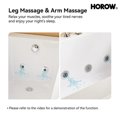 M59-R 59" Acrylic Massage Bathtub with Right Drain