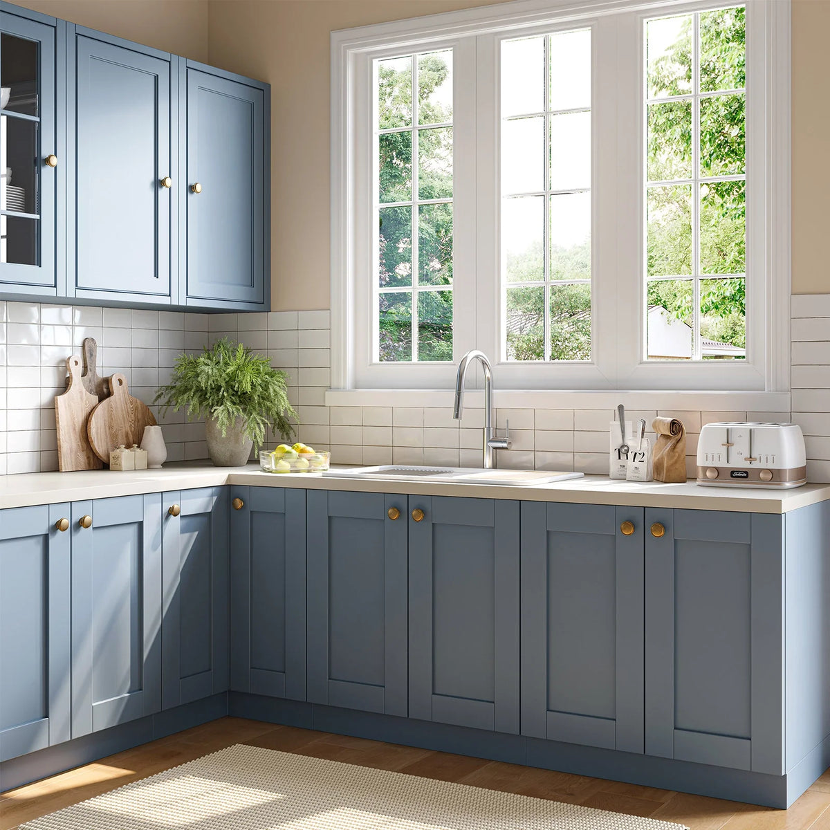 33 Inch Ceramic Overmount Kitchen Sink – Durable & Stylish Design