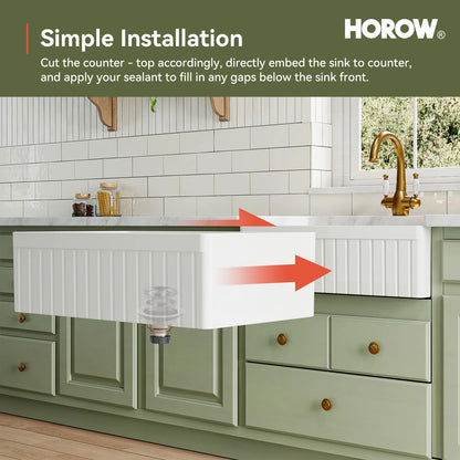 33 Inch Undermount Workstation Kitchen Sink with Grid