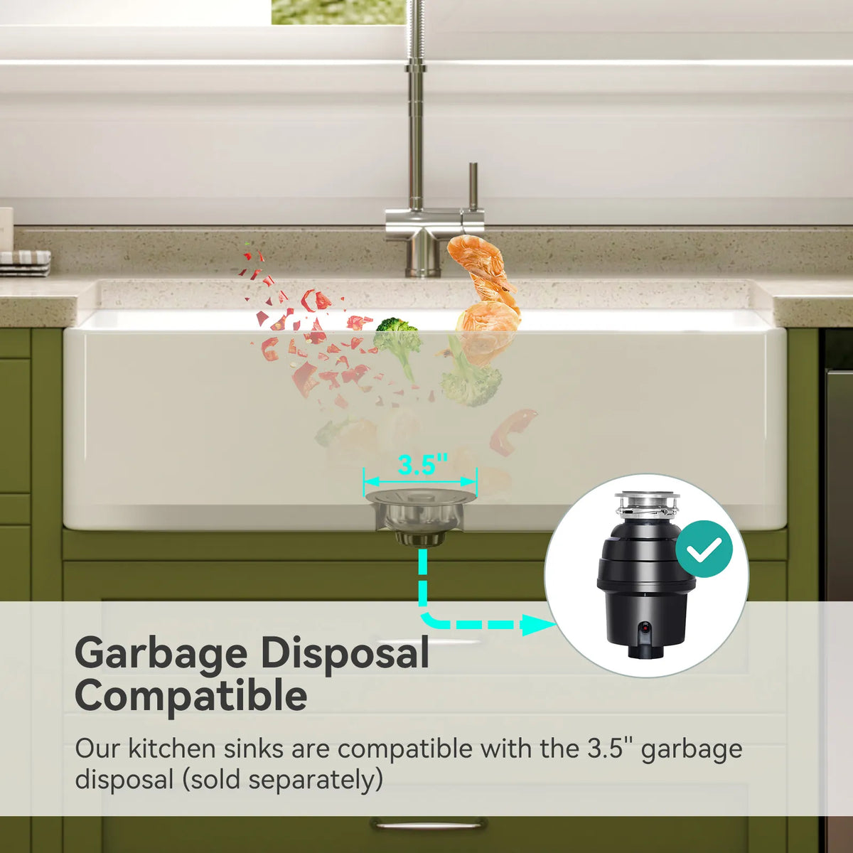 S3620W garbage disposal compatibility
