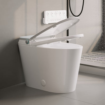 Hynova AX9 Smart Bidet Toilet with Powerful Flush, Built-in Tank, Foam Shield, 1.28 GPF