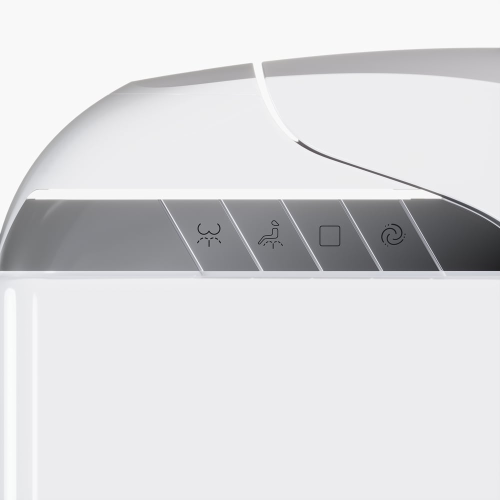 Fitro H3 Wall-Mounted Smart Bidet Toilet with Built-In Tank, Foam Shield, cUPC & ETL