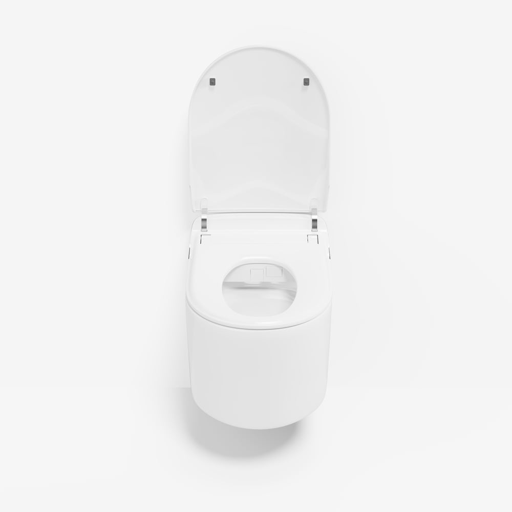 Fitro H3 Wall-Mounted Smart Bidet Toilet with Built-In Tank, Foam Shield, cUPC & ETL