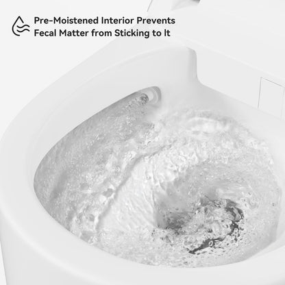 Fitro H3 Compact Smart Bidet Toilet with Tank, Dual Flush, cUPC & ETL, 0.8/ 1.28 GPF