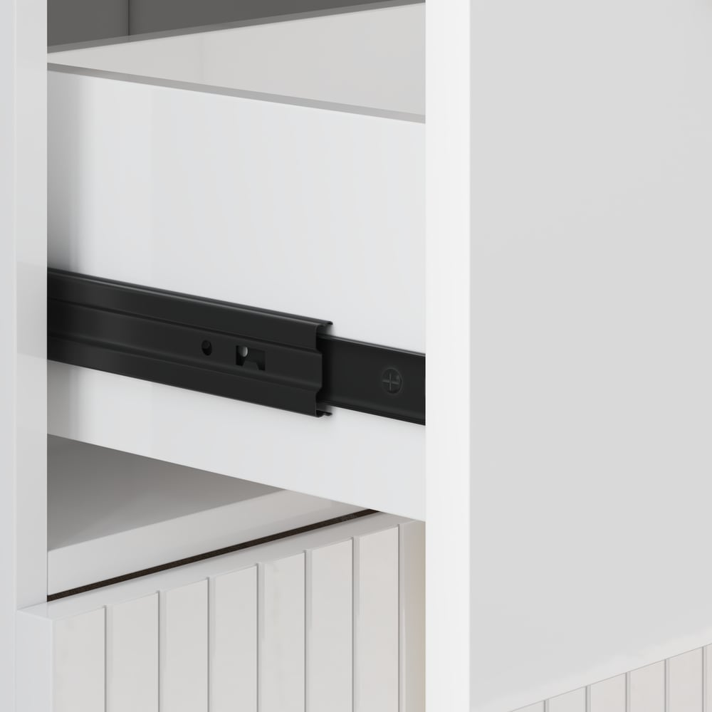 Aro 59" Double Bathroom Vanity & 59" Bathroom Storage Cabinet Set