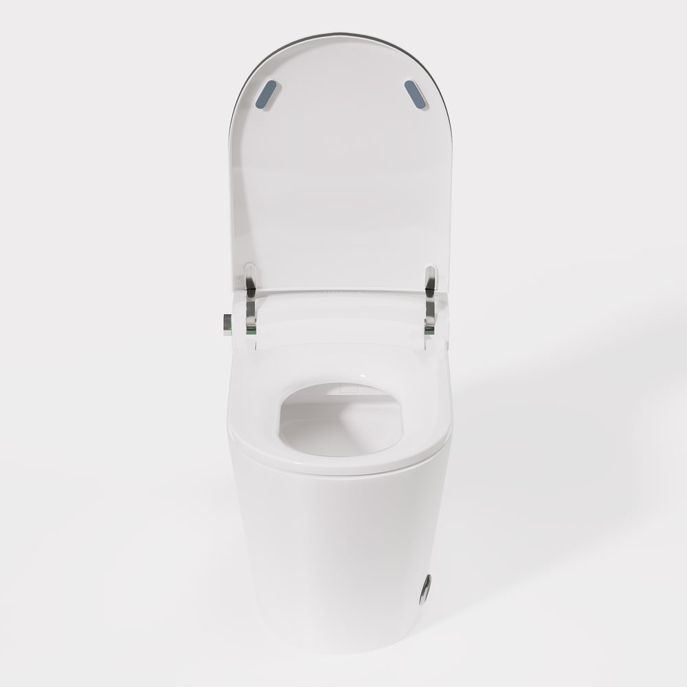 Nexin C4 Smart Bidet Toilet with Built-in Tank, Foam Shield, ADA Height, 1.28 GPF