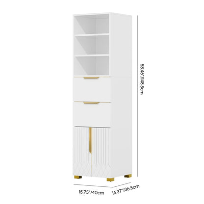 Aro 59" Double Bathroom Vanity & 59" Bathroom Storage Cabinet Set