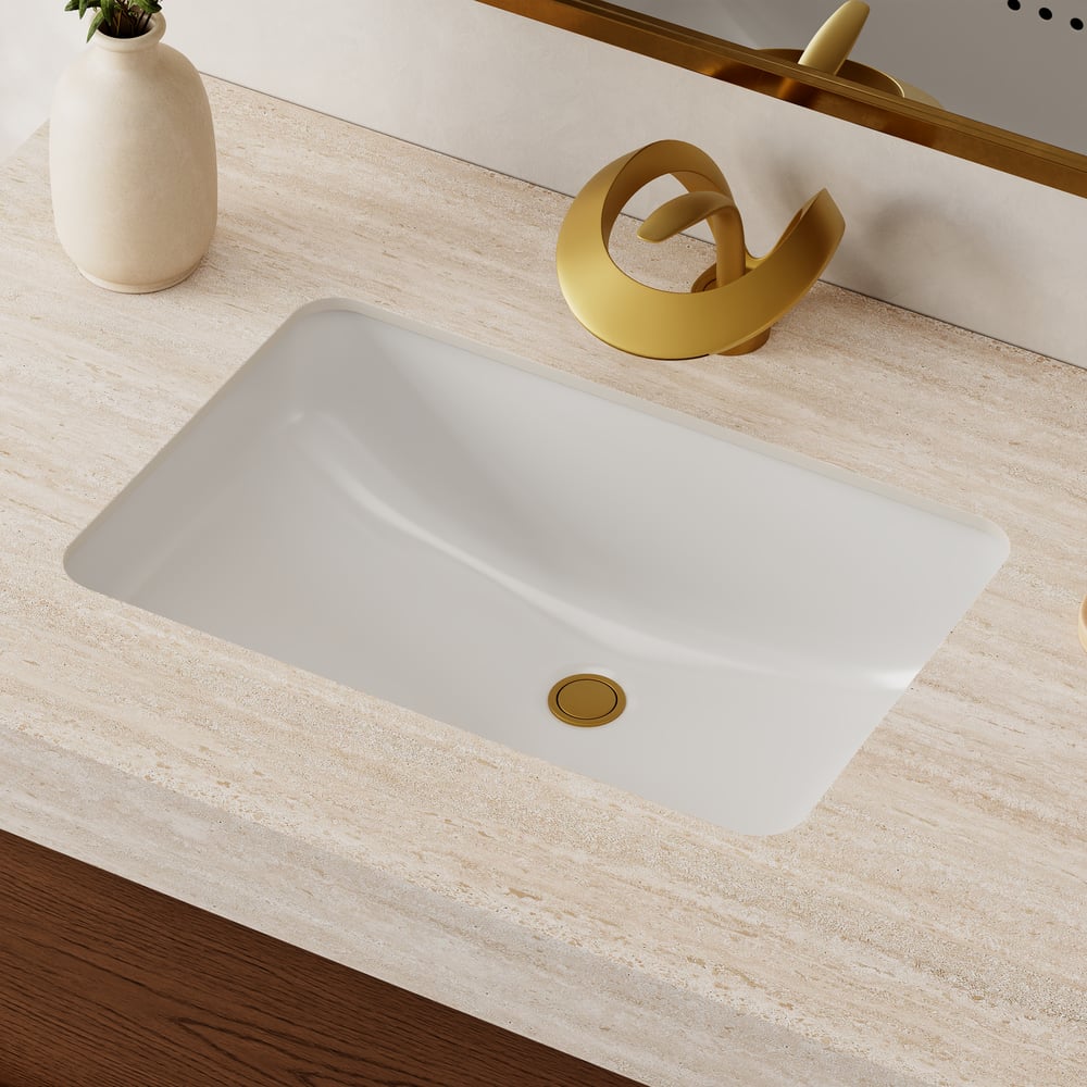 36" Single Bathroom Vanity with Ceramic Sink, Sintered Stone Top