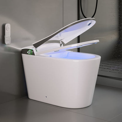 Nexin C4 Smart Bidet Toilet with Built-in Tank, Foam Shield, ADA Height, 1.28 GPF