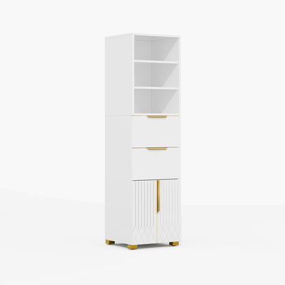 Aro 59" Double Bathroom Vanity & 59" Bathroom Storage Cabinet Set