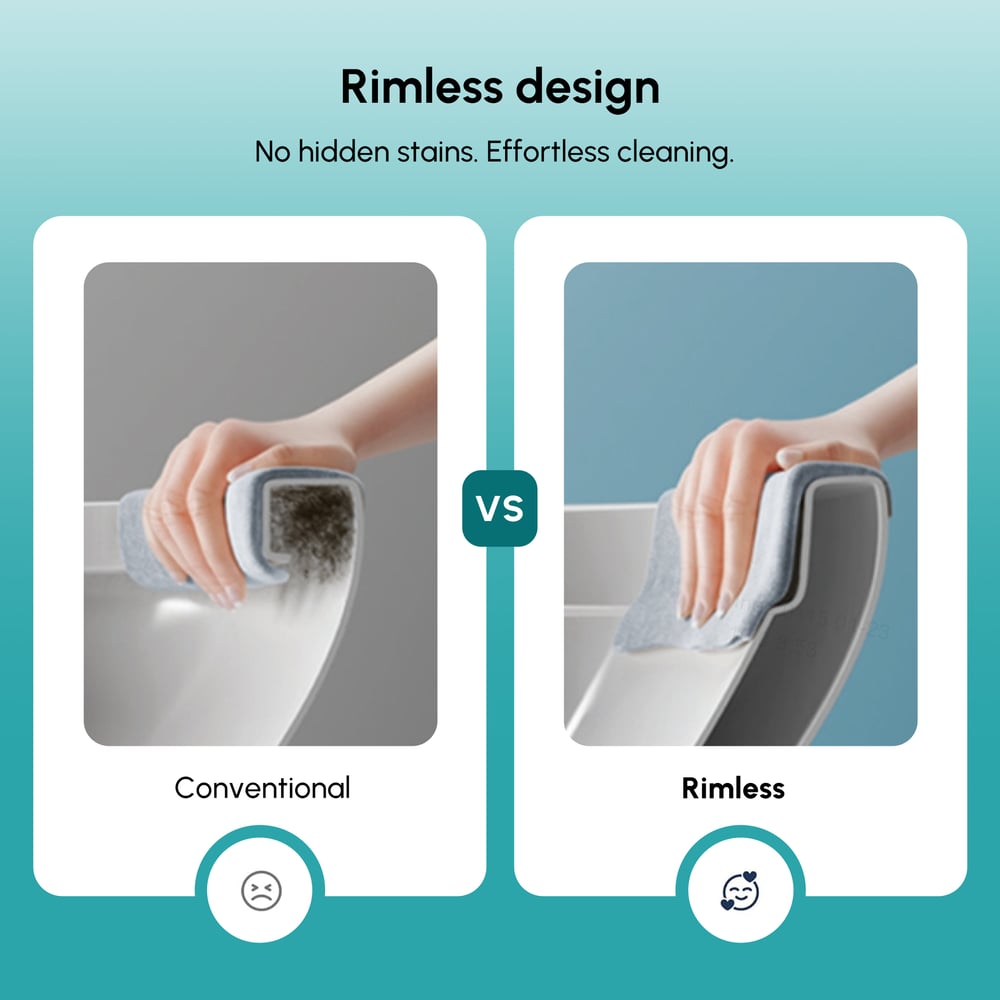 Fitro H3 Wall-Mounted Smart Bidet Toilet with Built-In Tank, Foam Shield, cUPC & ETL