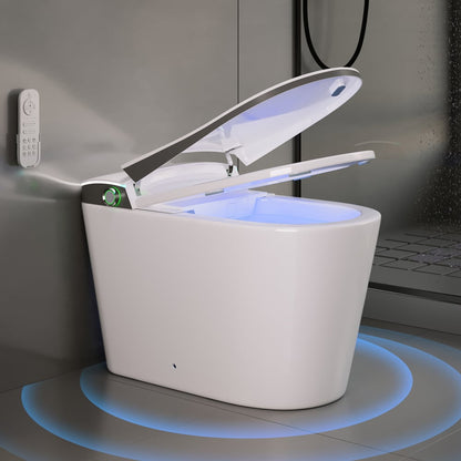 Nexin C4 Smart Bidet Toilet with Built-in Tank, Foam Shield, ADA Height, 1.28 GPF