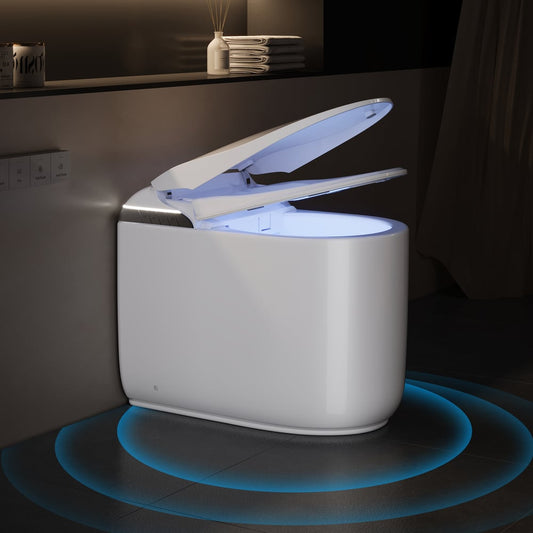 Fitro H3 Compact Smart Bidet Toilet with Tank, Dual Flush, cUPC & ETL, 0.8/ 1.28 GPF