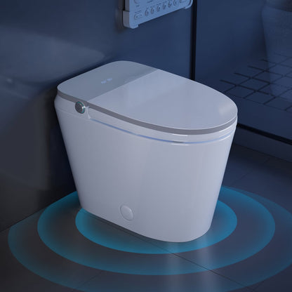 Hynova AX9 Smart Bidet Toilet with Powerful Flush, Built-in Tank, Foam Shield, 1.28 GPF