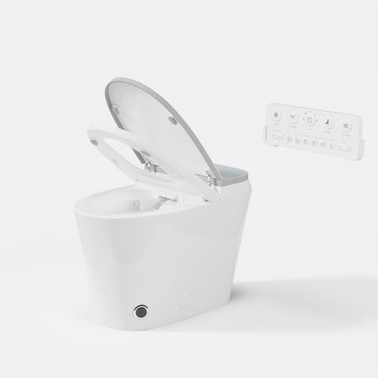 Hynova AX9 Smart Bidet Toilet with Powerful Flush, Built-in Tank, Foam Shield, 1.28 GPF