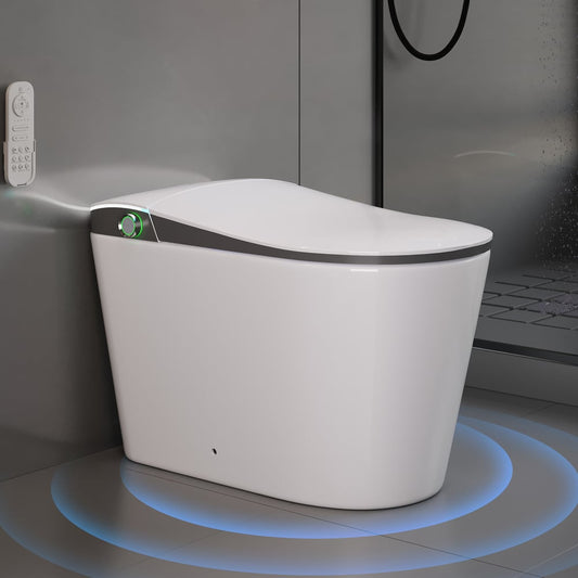 Nexin C4 Smart Bidet Toilet with Built-in Tank, Foam Shield, ADA Height, 1.28 GPF