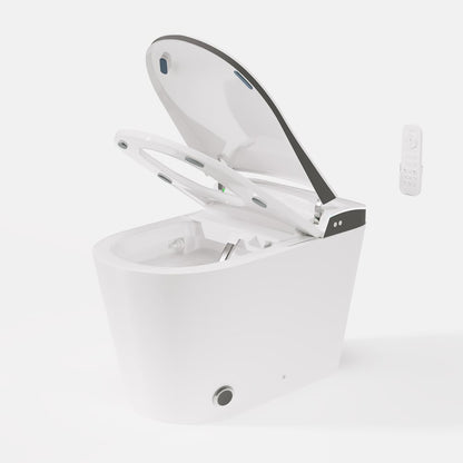 Nexin C4 Smart Bidet Toilet with Built-in Tank, Foam Shield, ADA Height, 1.28 GPF